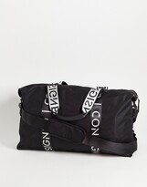 Thumbnail for your product : Consigned taped holdall in black