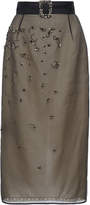 Thumbnail for your product : Prada Embellished Organza Midi Skirt