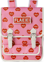 Thumbnail for your product : FLAKIKI SSENSE Exclusive Kids Pink Barbie Edition Heart Backpack