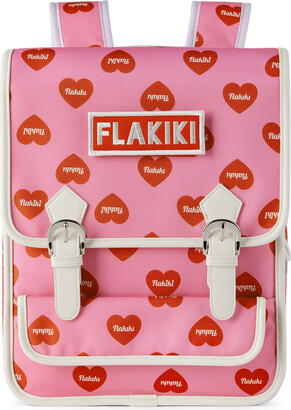 FLAKIKI SSENSE Exclusive Kids Pink Barbie Edition Heart Backpack