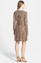 Thumbnail for your product : MICHAEL Michael Kors Print Fit & Flare Sweater Dress