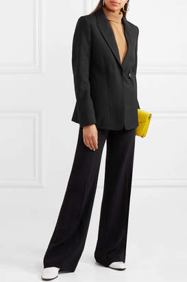 Victoria Beckham Wool And Mohair-blend Blazer - Black