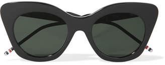 Thom Browne Cat-eye Acetate Sunglasses - Black