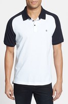 Thumbnail for your product : Swiss Army 566 Victorinox Swiss Army® 'Fontaine' Tailored Fit Colorblock Polo
