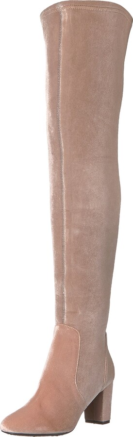 6 US LFL by Lust for Life Womens L-Magnum Mid Calf Boot tan Suede 36 M EU