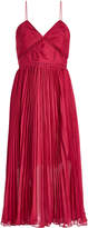 Thumbnail for your product : Self-Portrait Pleated Chiffon Midi Dress