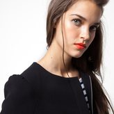 Thumbnail for your product : La Redoute MADEMOISELLE R Straight-Cut Collarless Coat with Back Bow Detail
