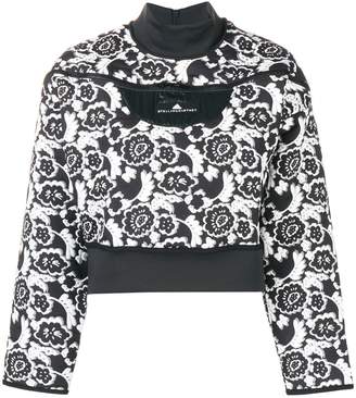 adidas by Stella McCartney flower print logo sweatshirt