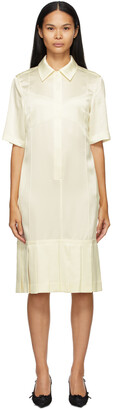 Commission SSENSE Exclusive Off-White Bralette Shirt Dress