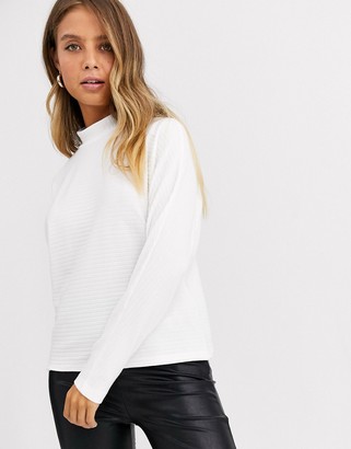 New Look batwing ribbed jumper in cream