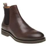 Thumbnail for your product : New Mens SOLE Brown Seaton Leather Boots Chelsea Lace Up