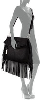 Thumbnail for your product : Urban Originals Style Icon Fringe-Trimmed Shoulder Bag, Black