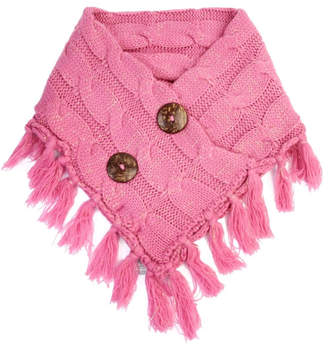 Riah Fashion Knitted Braided Tassel Scarf