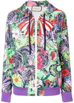 Gucci floral print hooded jacket 