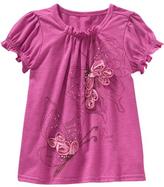 Thumbnail for your product : Old Navy Ruffle-Neck Graphic Tees for Baby