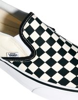 Thumbnail for your product : Vans Classic Slip-On Checkerboard Plimsolls