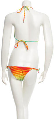 OSKLEN Striped Two-Piece Swimsuit