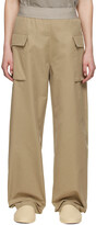 Thumbnail for your product : Essentials Tan Cotton Trousers