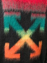 Thumbnail for your product : Off-White Arrows print brushed-effect jumper