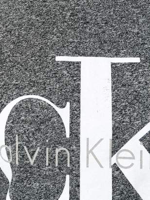 CK Calvin Klein logo print shrunken effect T-shirt
