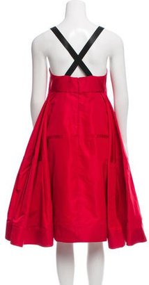 Vera Wang Silk Cutout Dress w/ Tags