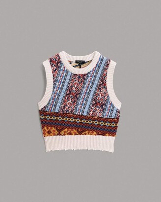 トップス RAG & BONE Beige Hollis Vest RAG & BONE Beige Hollis Vest