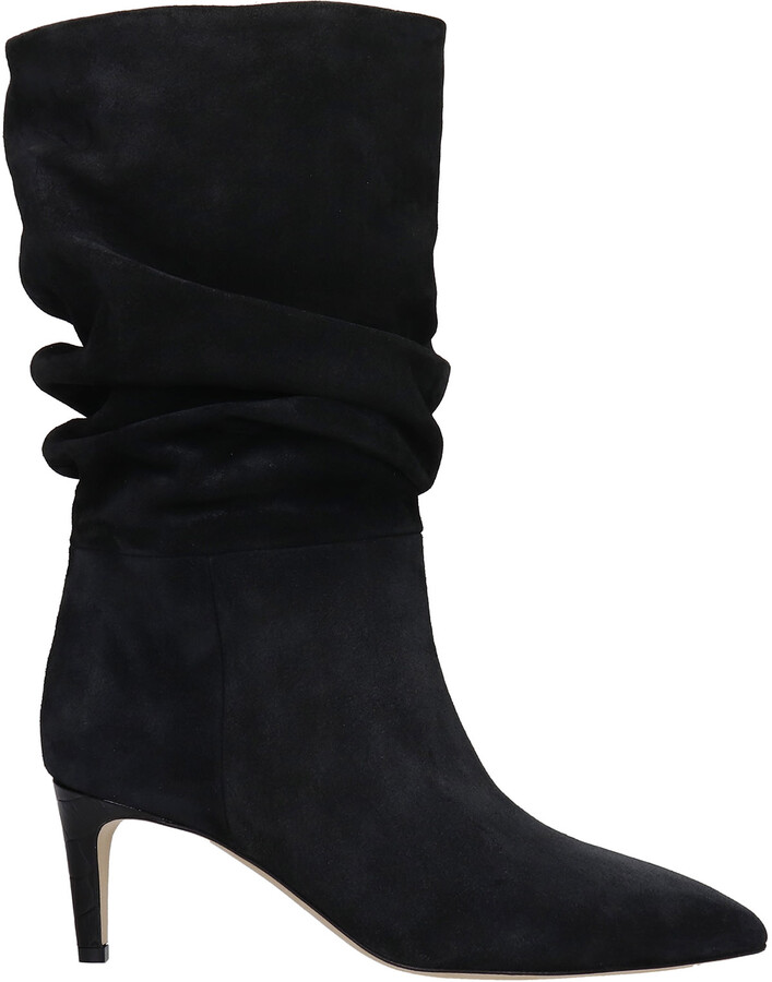 High Heeled Suede Boots | Shop the world's largest collection of fashion |  ShopStyle UK
