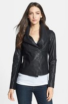 Thumbnail for your product : Vince Leather Scuba Jacket