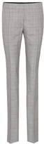 Thumbnail for your product : Stella McCartney Jodi plaid mid-rise wool trousers