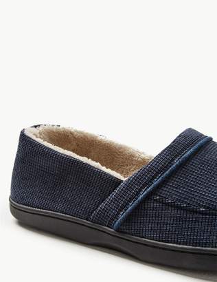 Marks and Spencer Waffle Slip-on Slippers