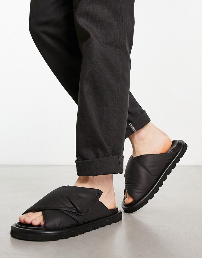 ASOS DESIGN Men's Black Sandals | over 20 ASOS DESIGN Men's Black Sandals |  ShopStyle | ShopStyle