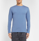 Thumbnail for your product : Derek Rose Basel Long-Sleeved Stretch-Micro Modal T-Shirt