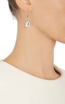 Thumbnail for your product : Cathy Waterman Gemstone Leaf Drop Earrings-Colorless