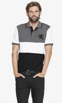 Thumbnail for your product : Express Color Block Lion Zipper Placket Polo