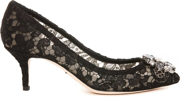 3JUIN Ambra Pumps In Black Leather - ShopStyle