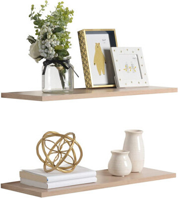 Delta Design 2 Piece Wall Shelf Set