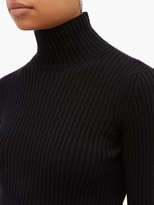 Thumbnail for your product : Balenciaga High-neck Rib-knitted Sweater - Black