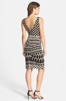 Thumbnail for your product : Nicole Miller Tucked Print Jersey Dress