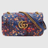 Thumbnail for your product : Gucci GG Marmont small chevron shoulder bag