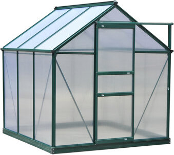 Galibens Greenhouse For Outdoors, Polycarbonate Greenhouse Aluminum Walk-In Green Houses