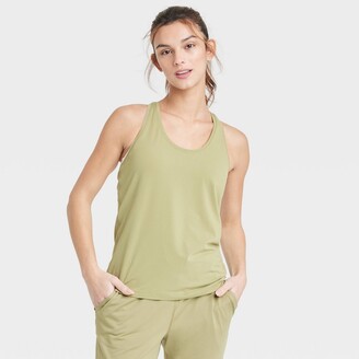 Olive Green Tank Top | Shop The Largest Collection | ShopStyle