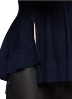 Thumbnail for your product : Nobrand Wool-cashmere peplum sweater