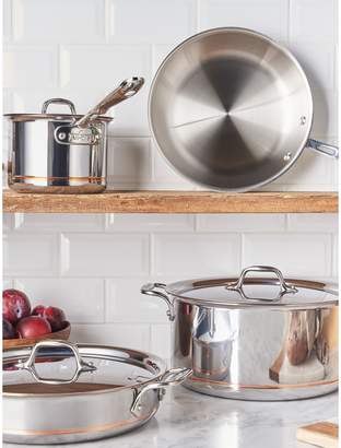 All-Clad Seven-Piece Stainless Steel Copper Core Cookware - Induction Ready