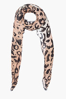 Thumbnail for your product : McQ Blush Ombre Leopard Print Scarf