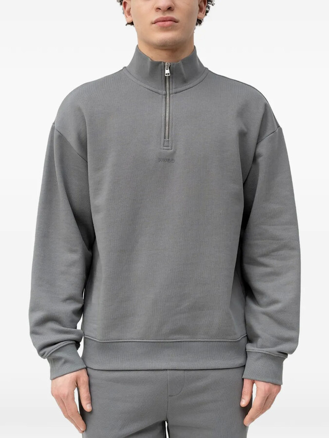 HUGO BOSS Durty half-zip sweatshirt