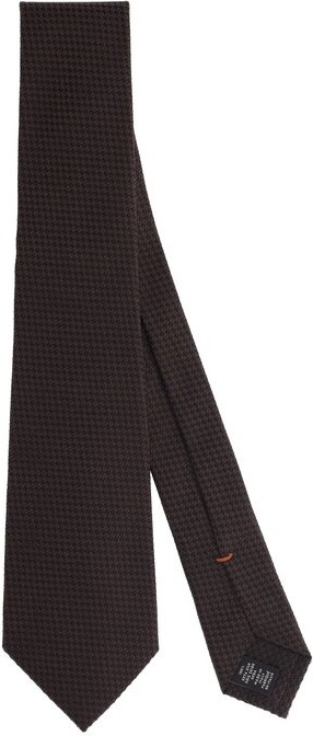 Zegna Jacquard Pointed Tip Tie