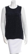 Thumbnail for your product : L'Agence Silk Embellished Top