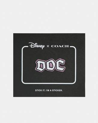 Coach Disney X Doc Sticker
