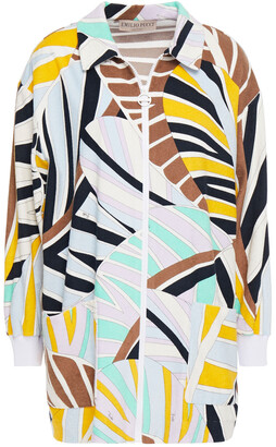 Emilio Pucci Printed Cotton-blend Terry Jacket