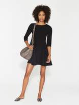 Thumbnail for your product : Halston Double Faced Viscose Fit & Flare Dress